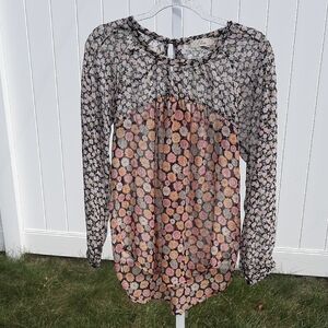 Elodie Women's Sheer Floral Print Top